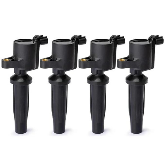 Ignition Coil Pack 4pcs 4M5G-12A366-BC | Compatible with Ford Focus, Escape, Transit Connect, Mazda 3 & More | Replaces DG541, DG507, FD505