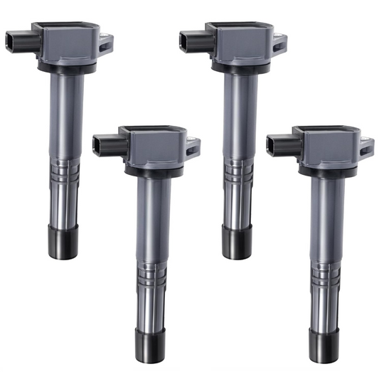 Honda Ignition Coil 4pcs pack 30520PNA007 30520PRAA01 30520PMA007 30520PZX007 30520PCX007 30520RAA007 30520RRA007 – Compatible with Accord Civic CR-V Odyssey Pilot Element Ridgeline | OEM Replacement