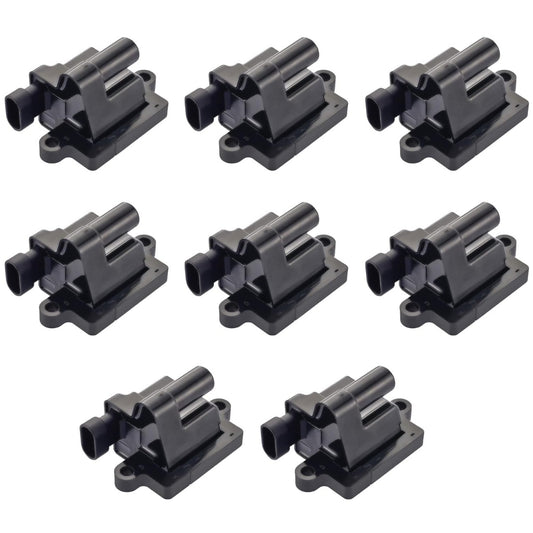 Ignition Coil Pack 8 PCS Compatible with Chevy GMC 4.8L 5.3L 6.0L V8 - Replace OE #12558693 12570553 38590782