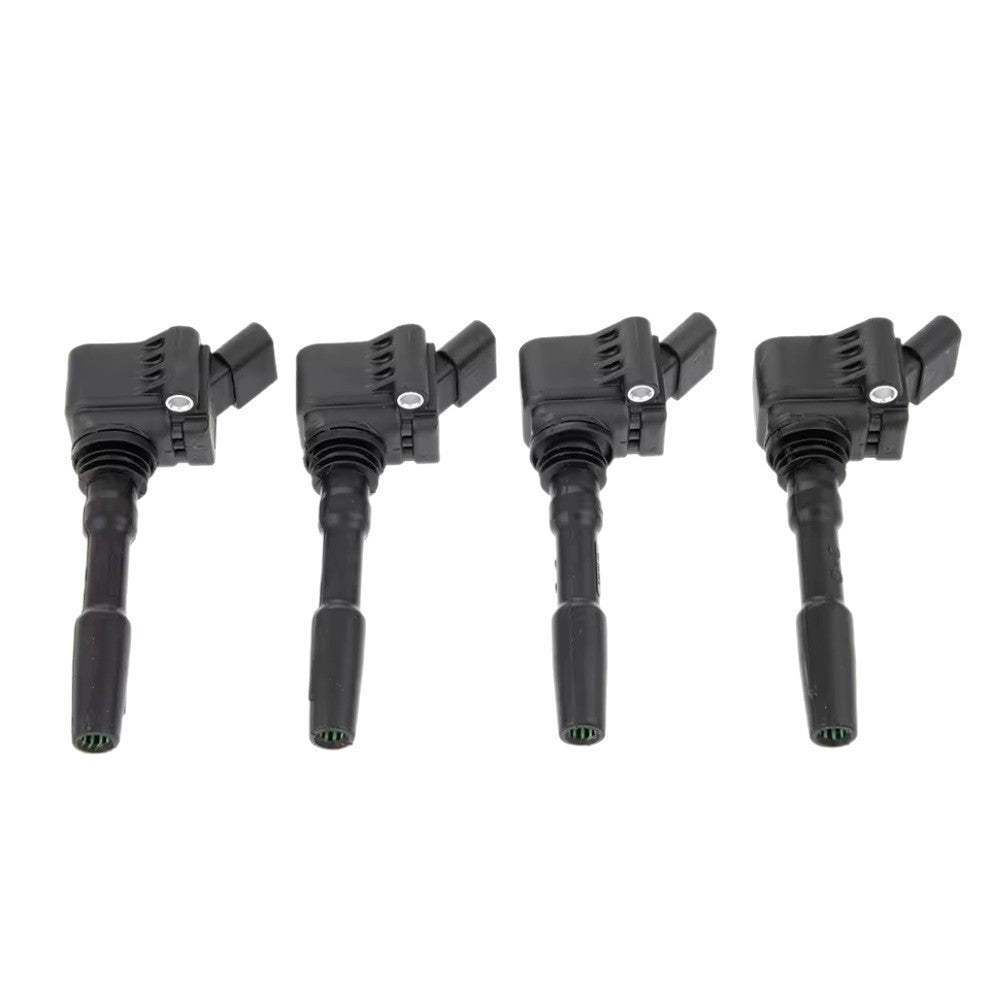 06H905110 Ignition Coil Pack Compatible with VW Golf GTI Jetta Passat Audi A3 A4 Q5 - 1.8L 2.0L - 4 Pcs Set