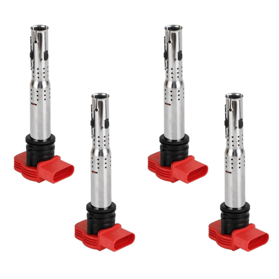 Ignition Coil 06E905115E – Compatible with Audi/VW 3.0T 3.2L V6 Audi A4/A6/Q5/Q7/S4/S5 – OEM Replacement 4pcsPack
